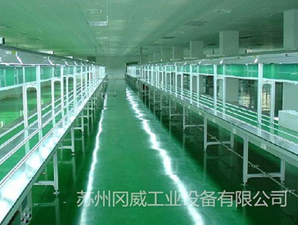 Belt assembly line equipment