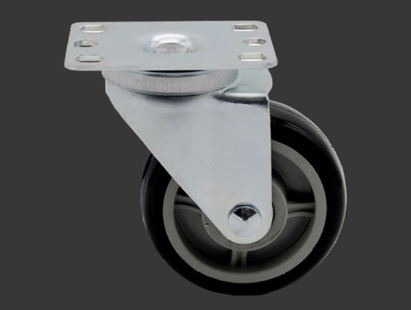 Flat plate universal caster